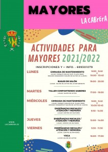 CARTEL ACTIVIDADES MAYORES 20212022