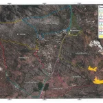 Imagen topográfica zonificaciones caza en La Cabrera