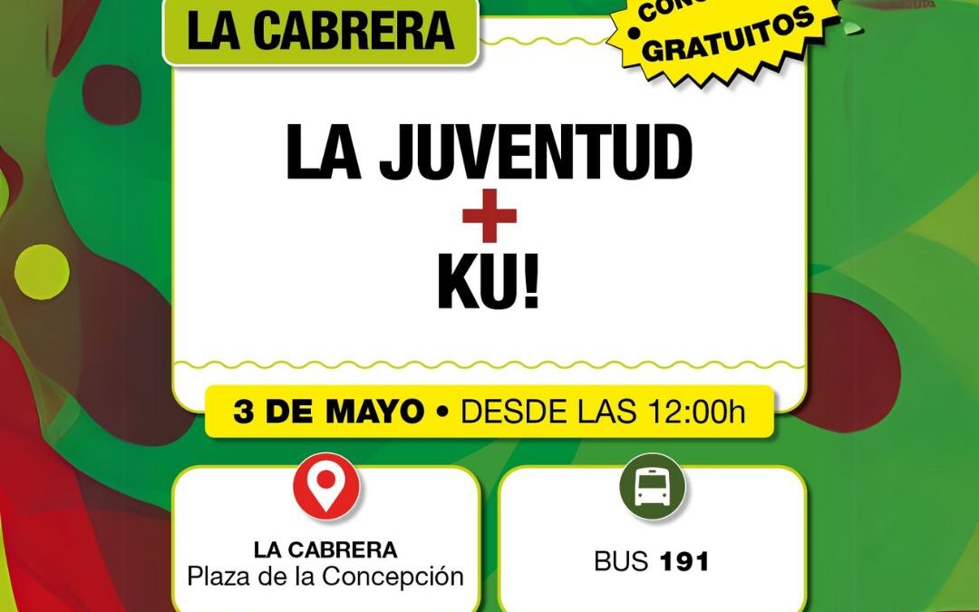 Cartel de Sesión Vermú de la Comunidad de Madrid