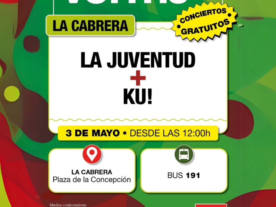 Cartel de Sesión Vermú de la Comunidad de Madrid