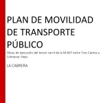 Cartel Plan de Movilidad de Transporte Público