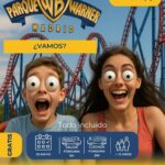 Cartel excursión al parque Warner