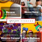 Cartel actividades espacio joven febrero