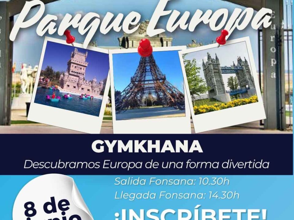 Cartel Gymkhana Parque Europa