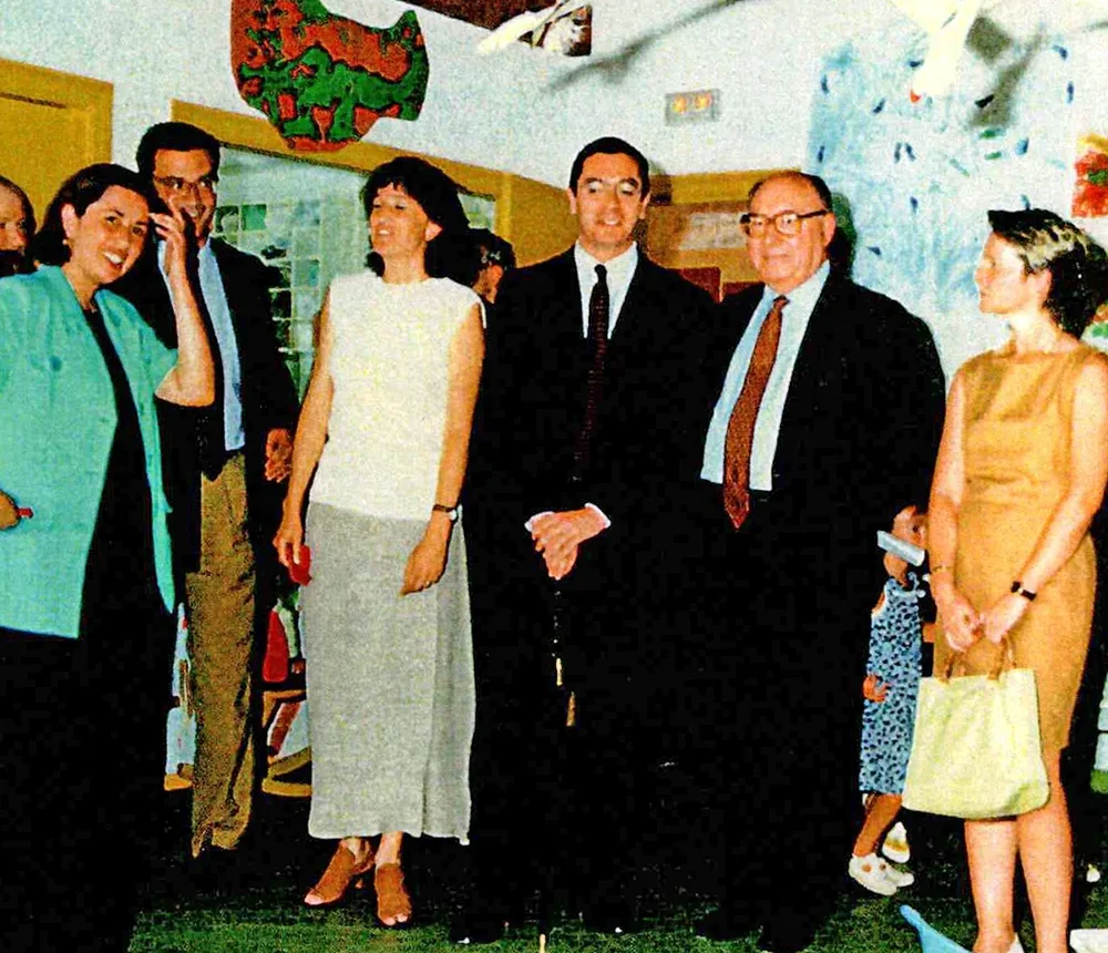 Inauguración en 1997 del edificio de la Escuela Infantil. Vista interior