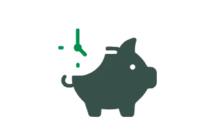 Icono ahorro de tiempo