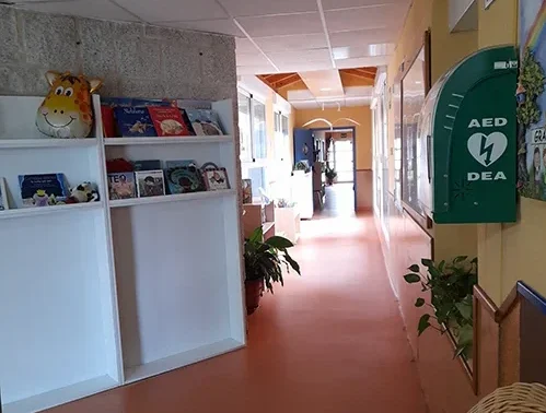 Hall de entrada de la escuela