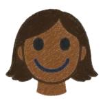Cara de una mujer morena, dibujo