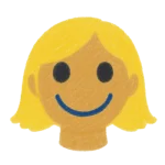 Cara de mujer rubia