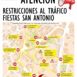 Restricciones tráfico San Antonio 2025